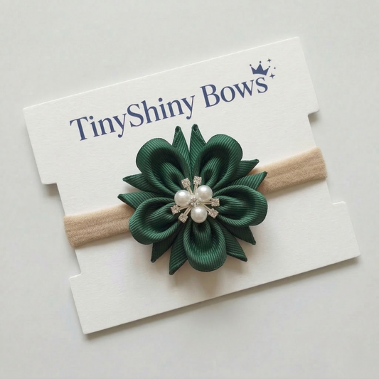 Baby Bow-Style 9-Dark Green