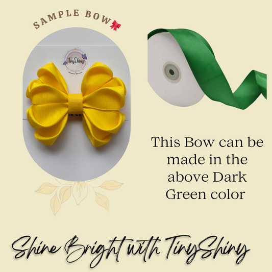 GRB-Boutique Bow-Style 3-Dark Green