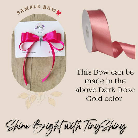SatinRibbon-Bow-Style7-Dark Rose Gold