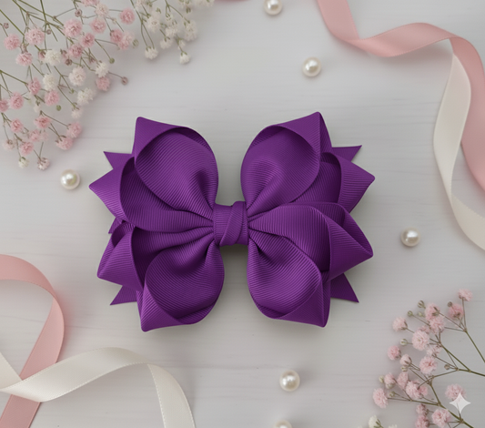 GRB-Boutique Bow-Style 4-Deep Purple