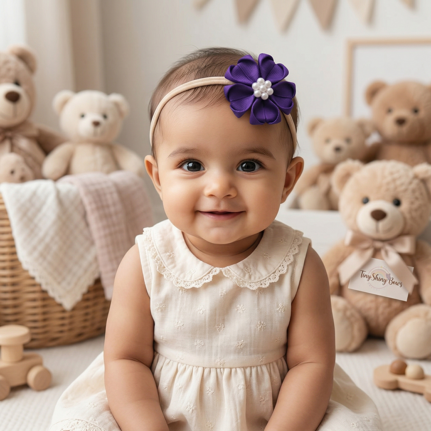 Baby Bow-Style 10-Deep Purple