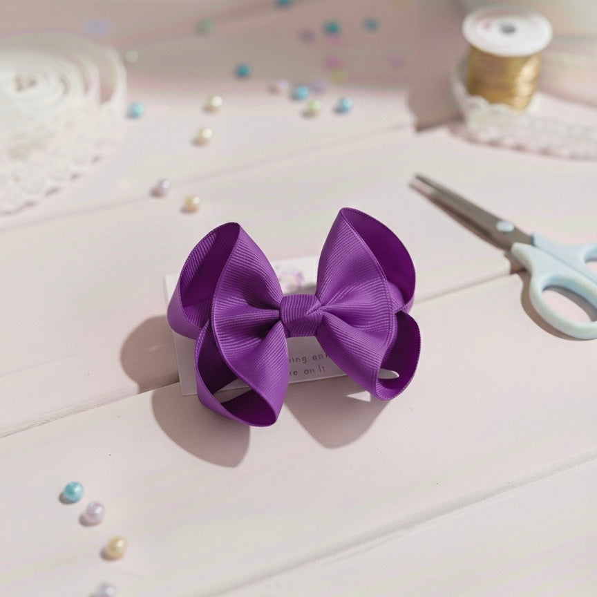 GRB-Boutique Bow-Style 2-Deep Purple