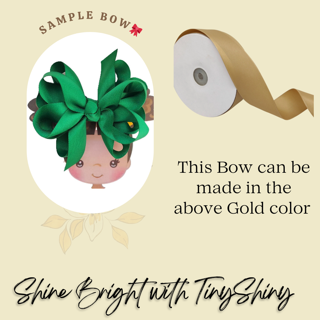 Octopus Bow - Medium -  Gold