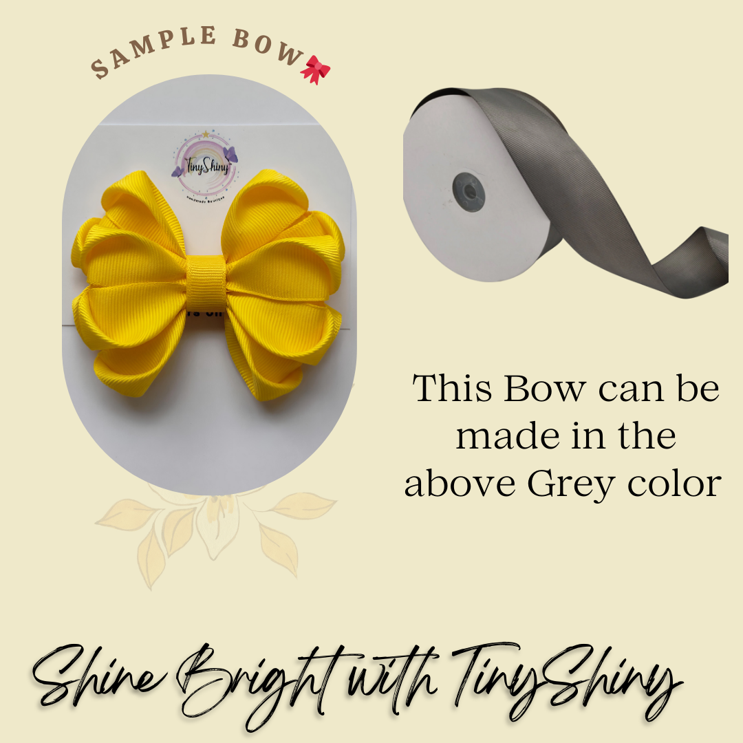 GRB-Boutique Bow-Style 3-Dark Grey