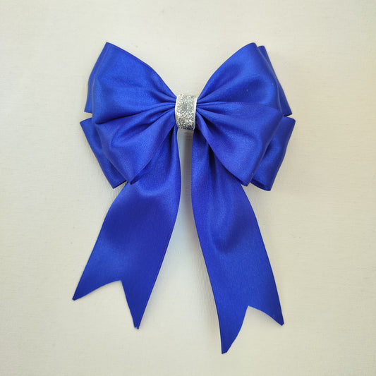 SatinRibbon-Bow-Style4-Royal Blue