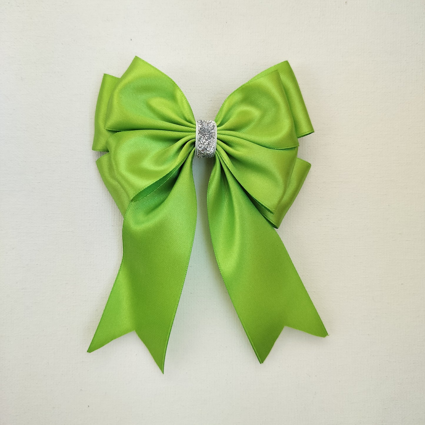 SatinRibbon-Bow-Style4-Lime Green