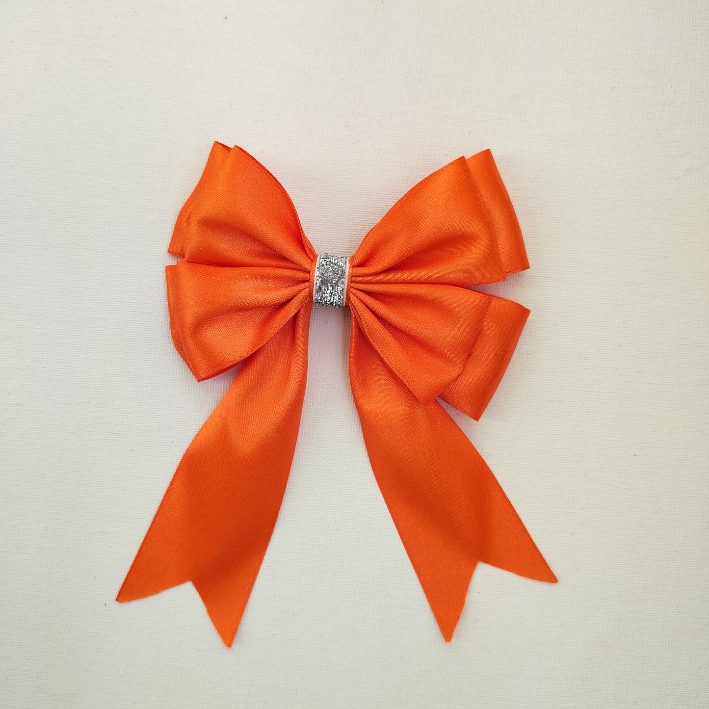 SatinRibbon-Bow-Style4-Bright Orange