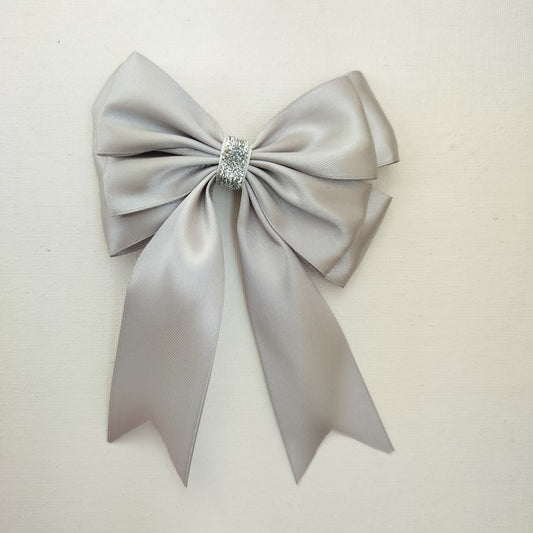 SatinRibbon-Bow-Style4-Silver