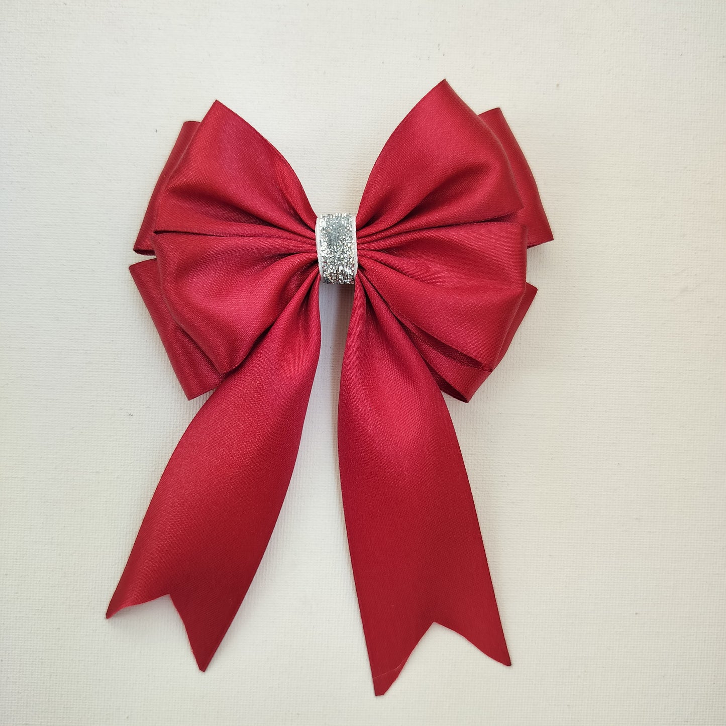 SatinRibbon-Bow-Style4-Wine Red