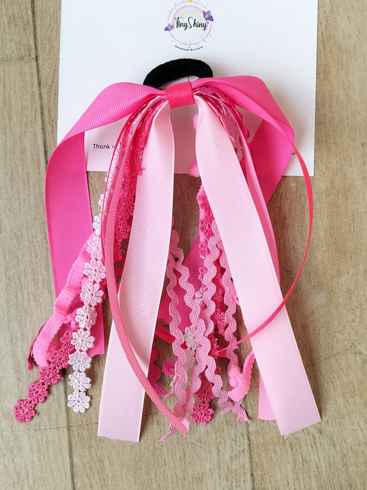 Hair Band Tassel - Pink