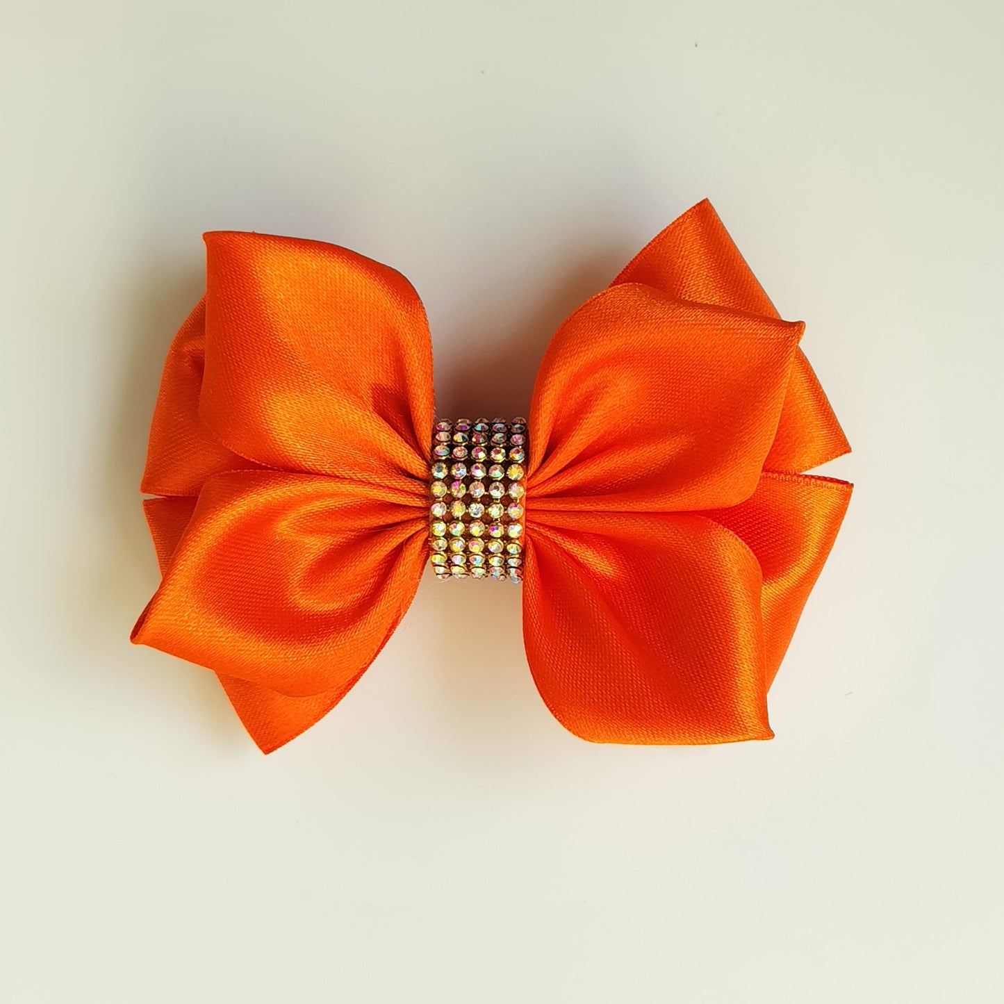 SatinRibbon-Bow-Style3-Bright Orange