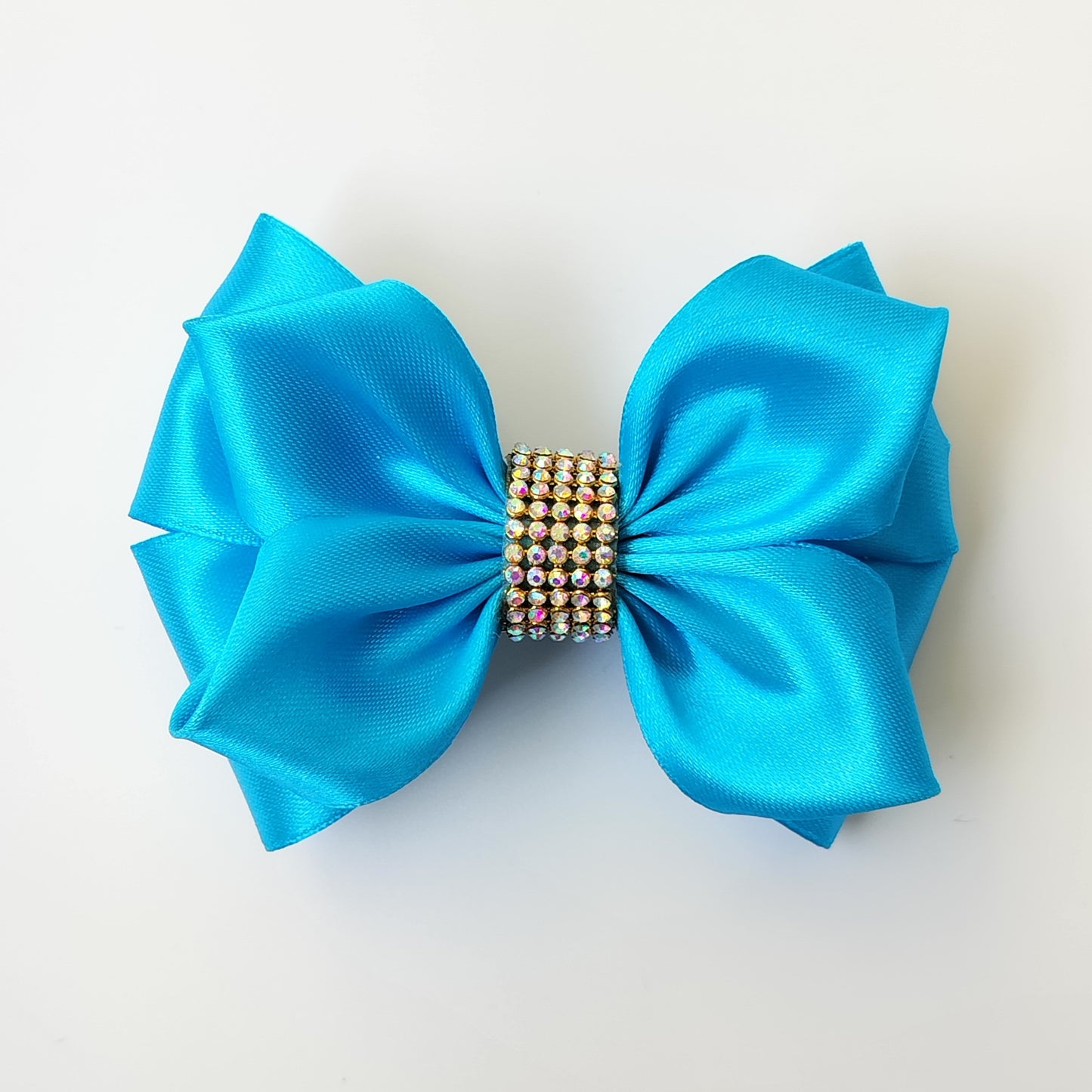 SatinRibbon-Bow-Style3-Sky Blue