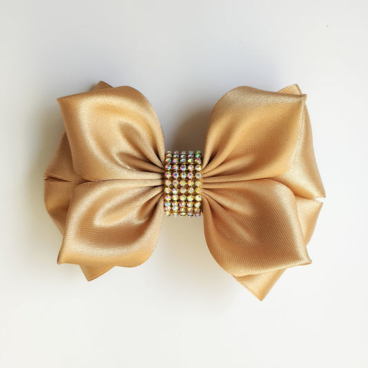 SatinRibbon-Bow-Style3-Antique Gold