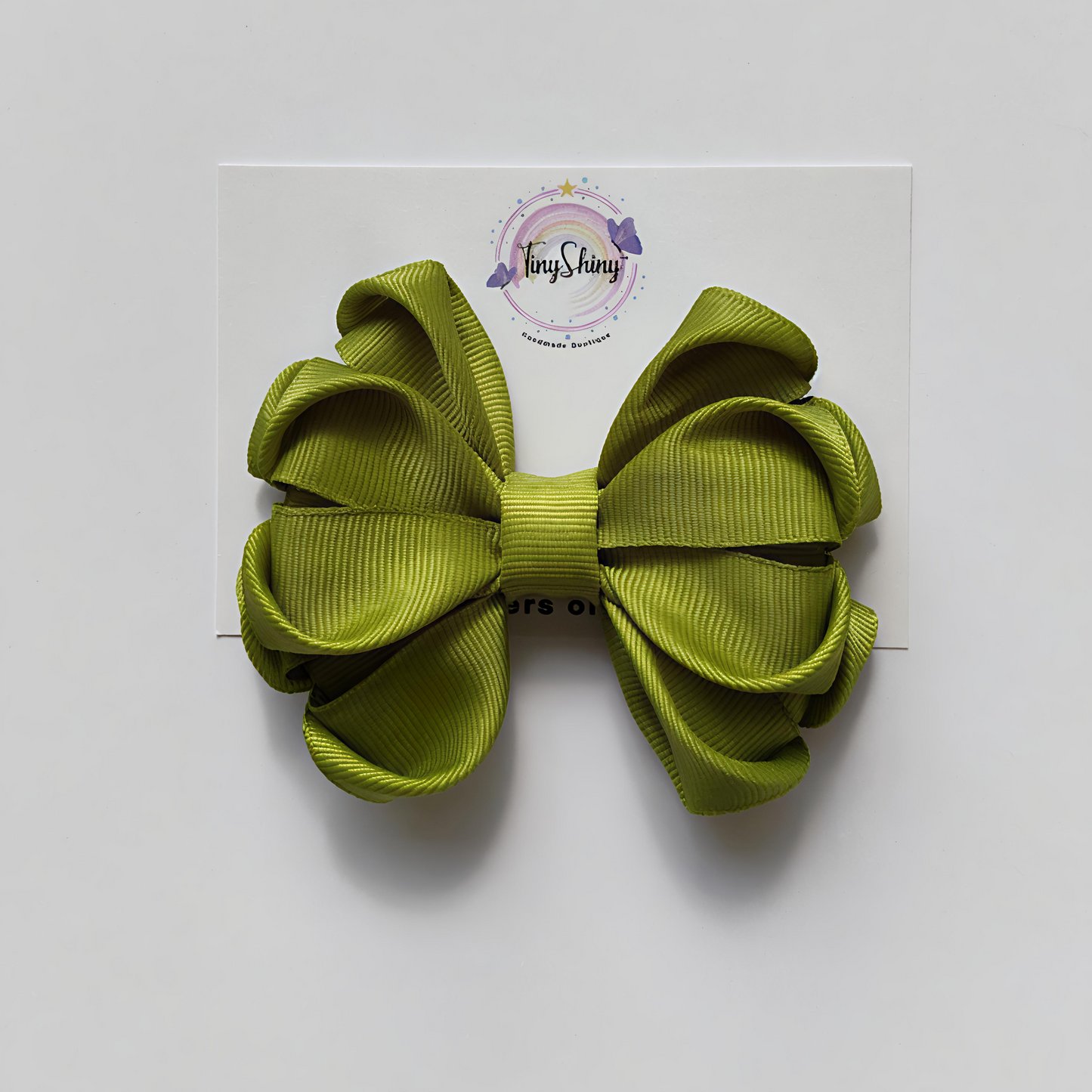 GRB-Boutique Bow-Style 3-Leaf Green
