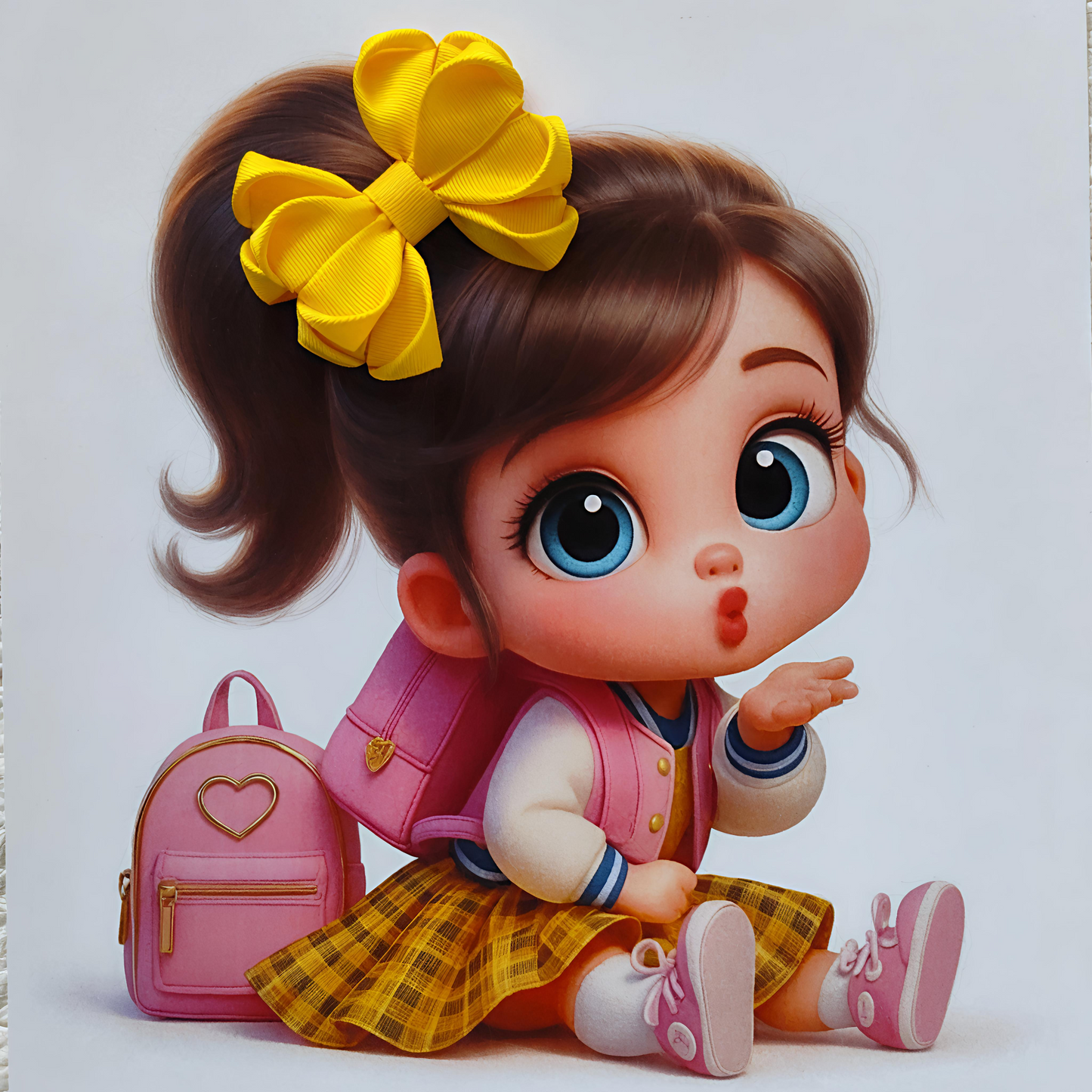 GRB-Boutique Bow-Style 3-Sunshine Yellow