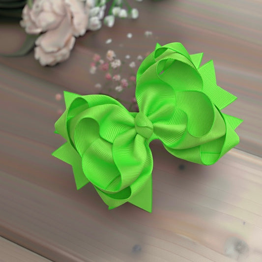 GRB-Boutique Bow-Style 1-Neon Green