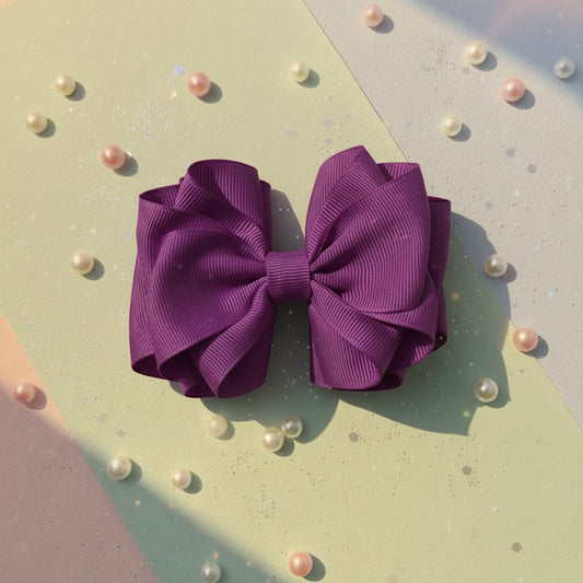 GRB-Boutique Bow-Style 5-Deep Purple