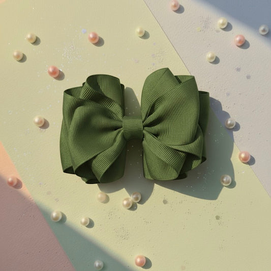 GRB-Boutique Bow-Style 5-Leaf Green