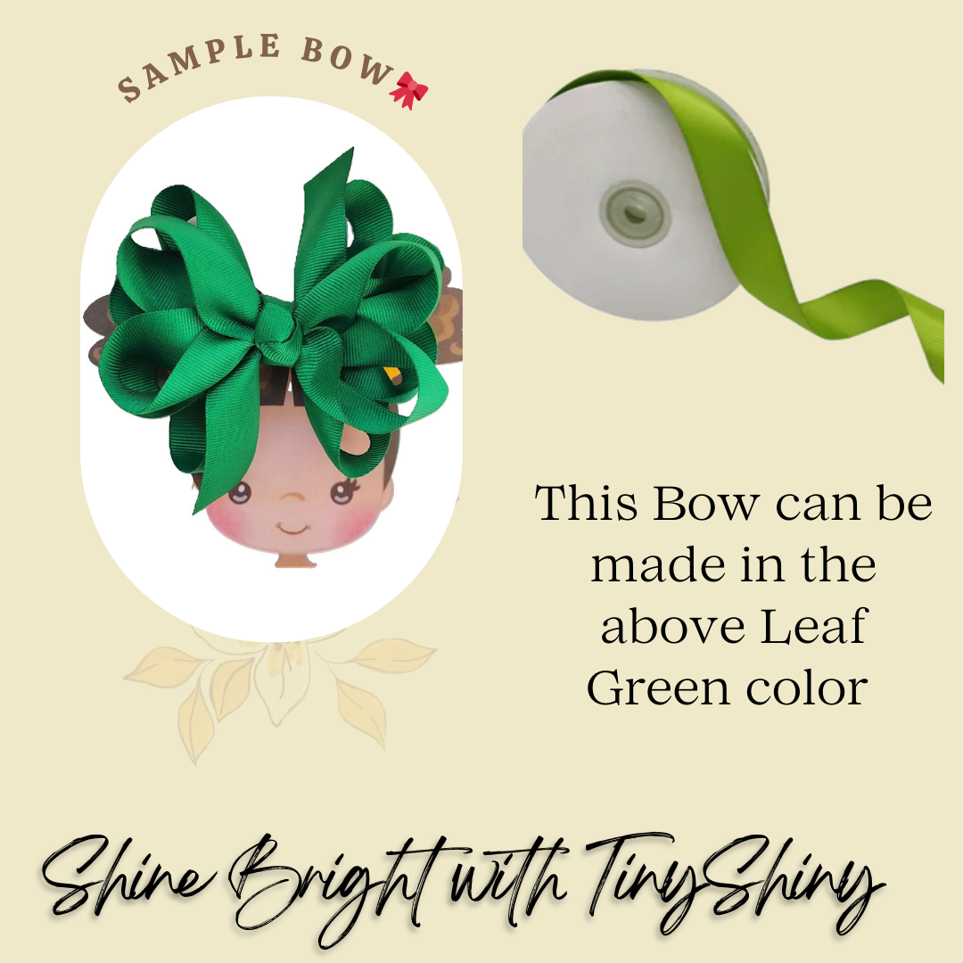 Octopus Bow - Medium -  Leaf Green
