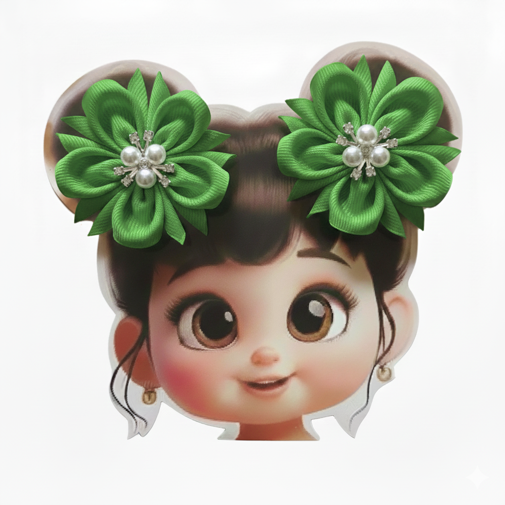 GRB-Twin Clips-Style 2-Leaf Green