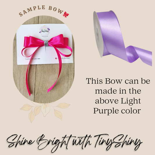 SatinRibbon-Bow-Style7-Light Purple