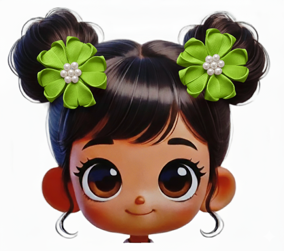 GRB-Twin Clips-Style 3-Lime Green