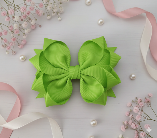 GRB-Boutique Bow-Style 4-Leaf Green