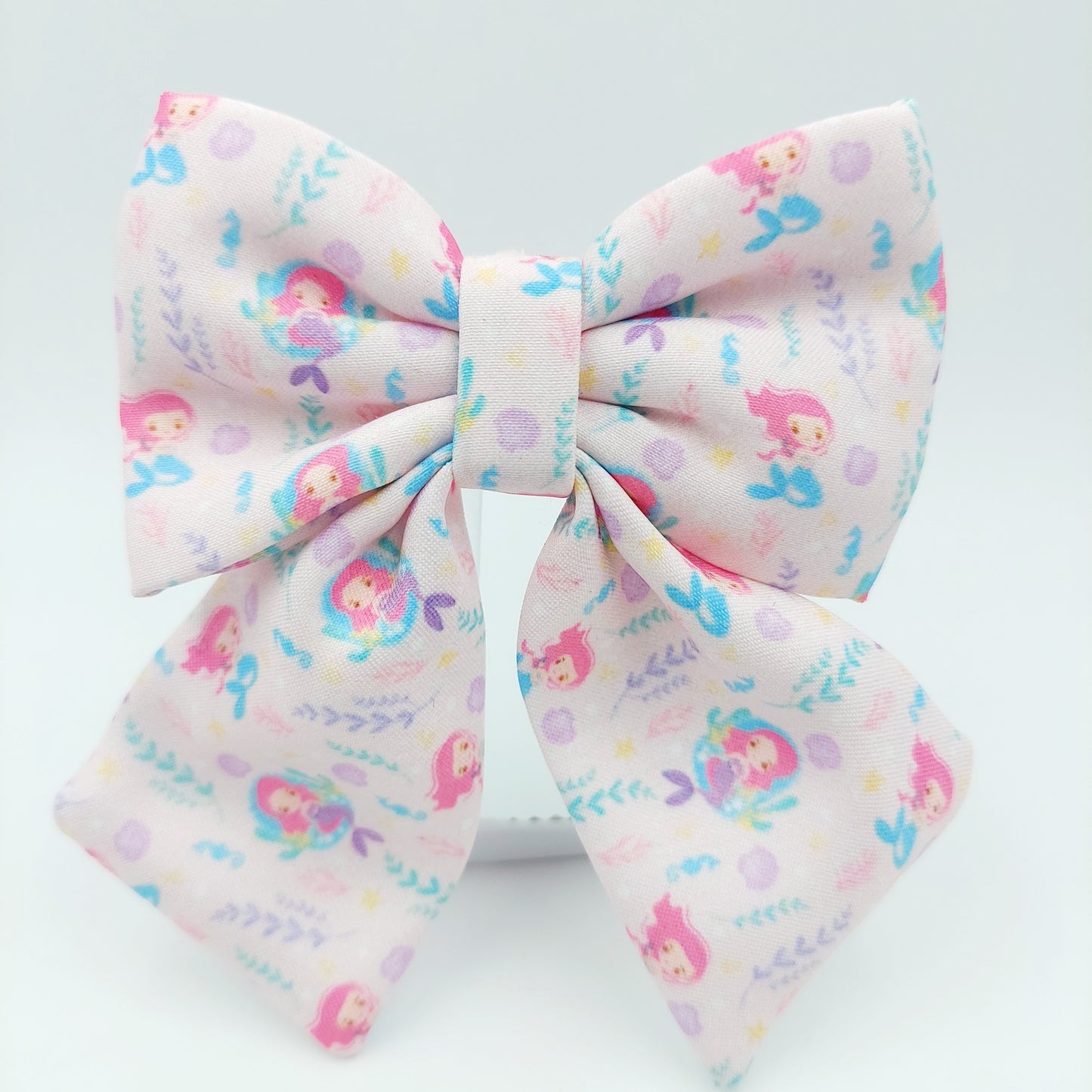 Pigtail Bow - Little Mermaid