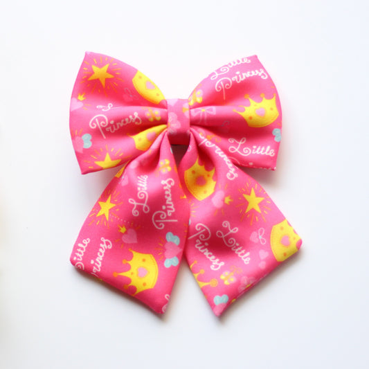 Pigtail Bow - Little Princess