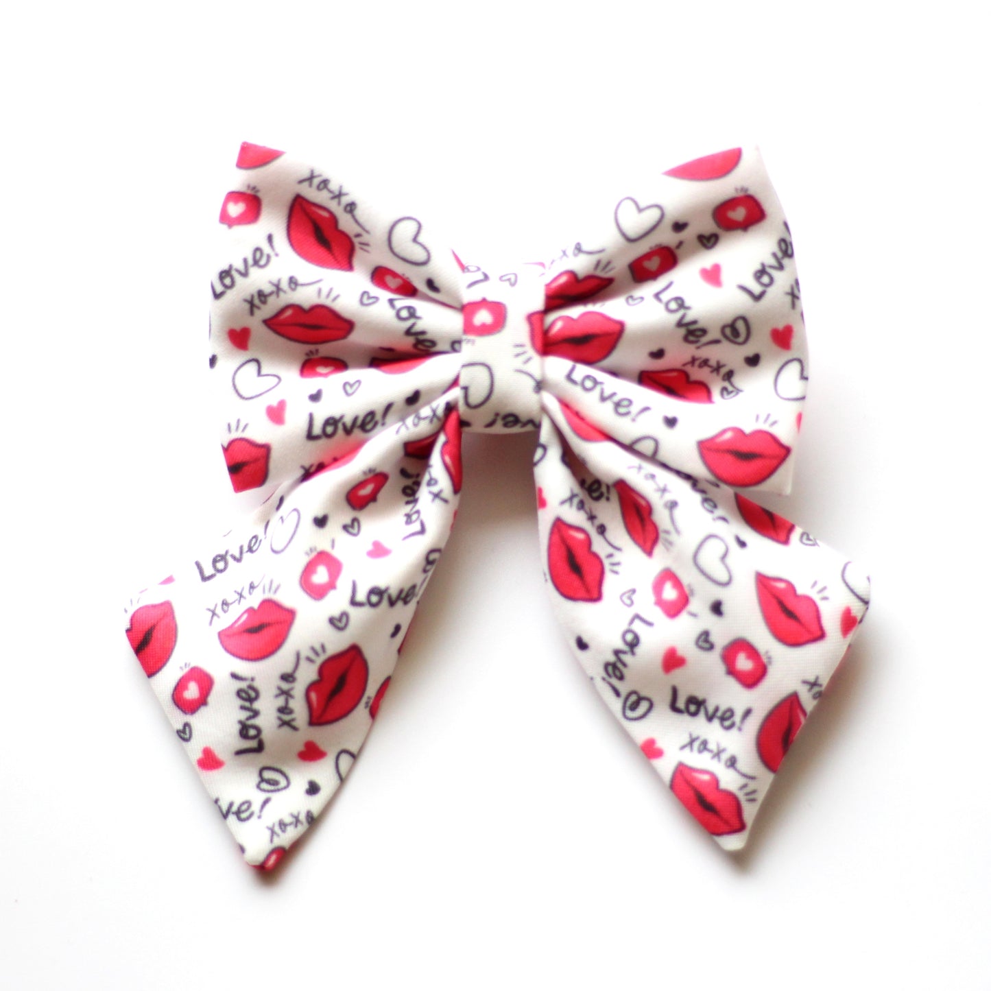 Pigtail Bow - #Love