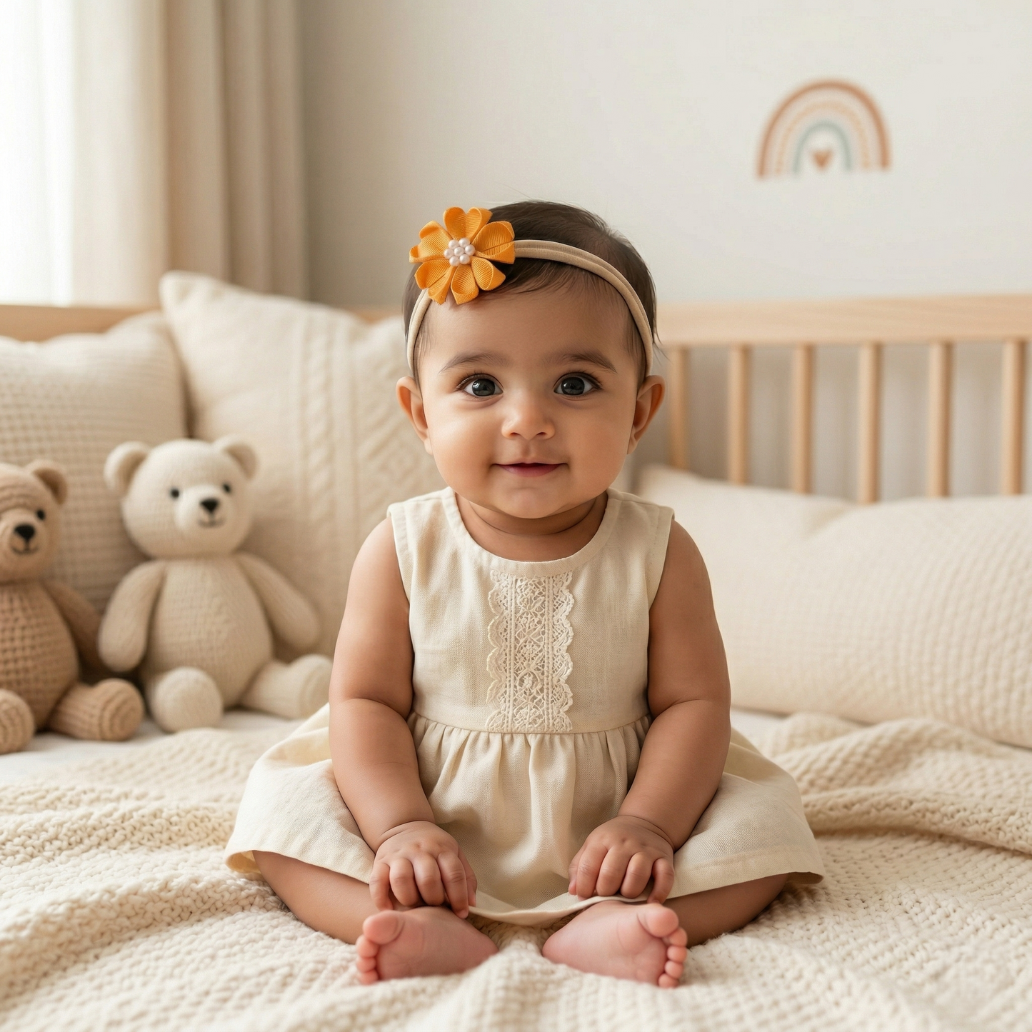 Baby Bow-Style 10-Marigold