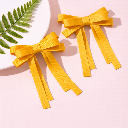 GRB-Twin Bow Clips-Style4-Marigold