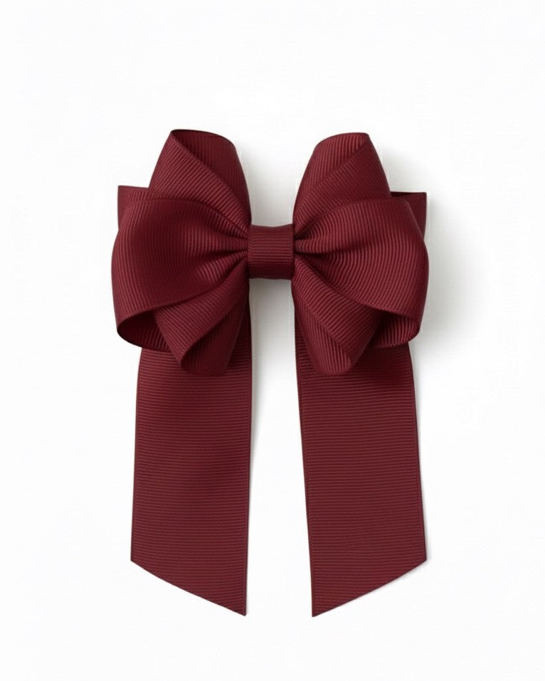 GRB-Boutique Bow-Style 6-Maroon