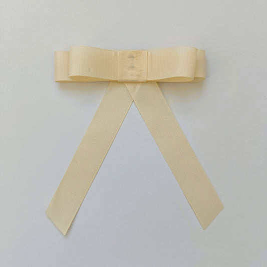 Midi Tail Bow - Cream