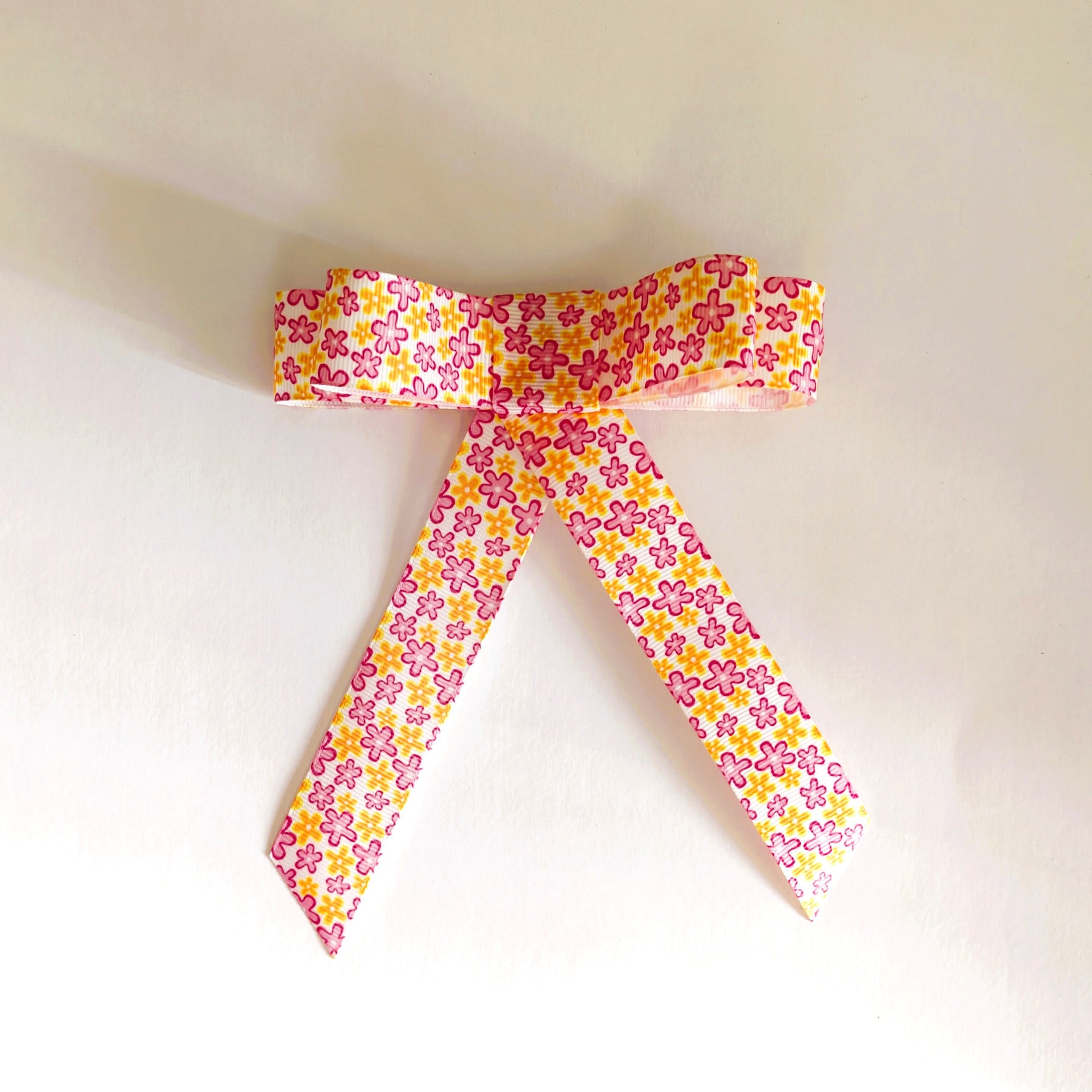 Midi Tail Bow - FlowerPrint1