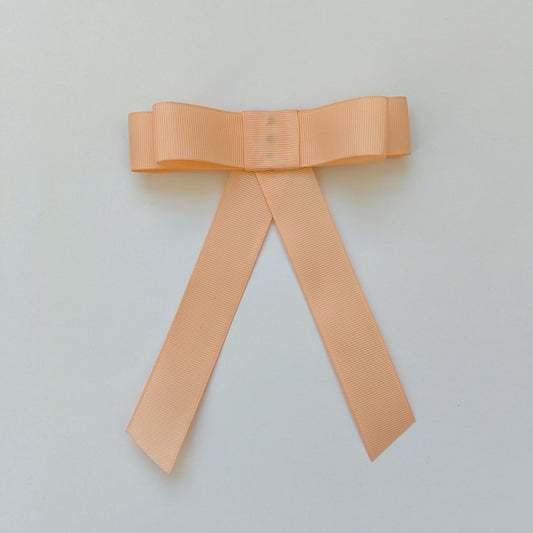 Midi Tail Bow - Peach