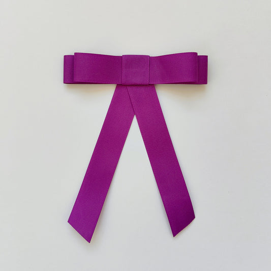 Midi Tail Bow - Purple