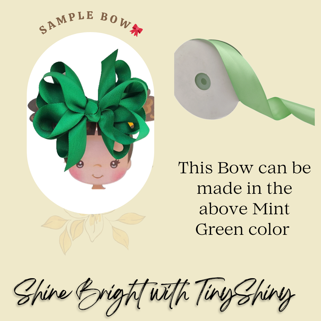 Octopus Bow - Medium -  Mint Green