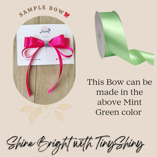 SatinRibbon-Bow-Style7-Mint Green