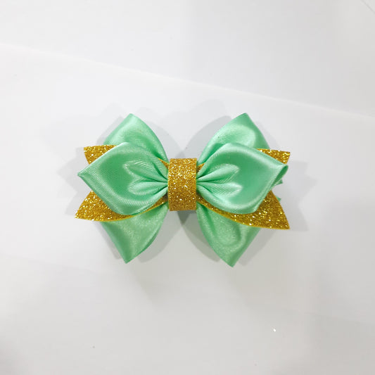 SatinRibbon-Bow-Style2-Mint Green