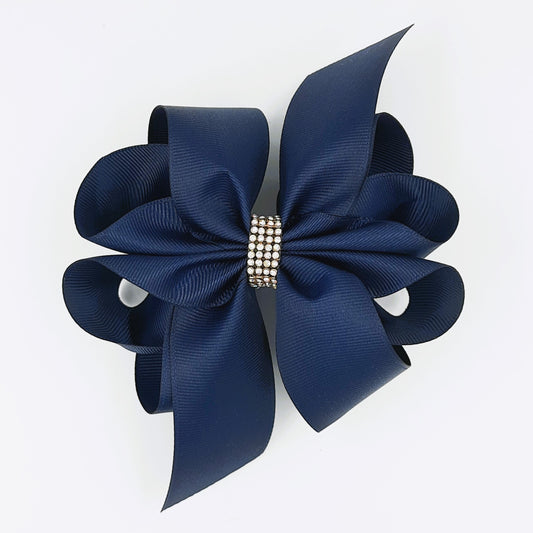 Octopus-Bow-4Layer-Style2-Navy Blue