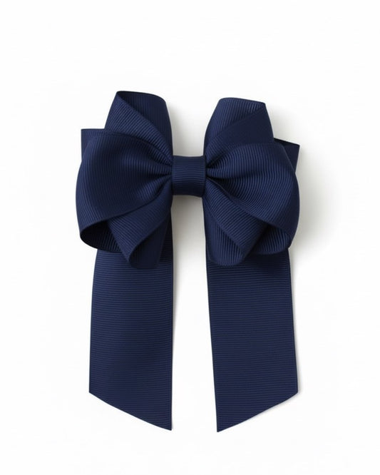 GRB-Boutique Bow-Style 6-Navy Blue