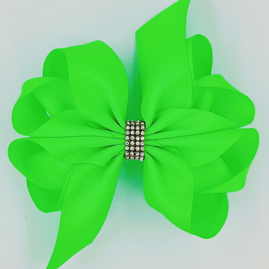 Octopus-Bow-4Layer-Style2-Neon Green