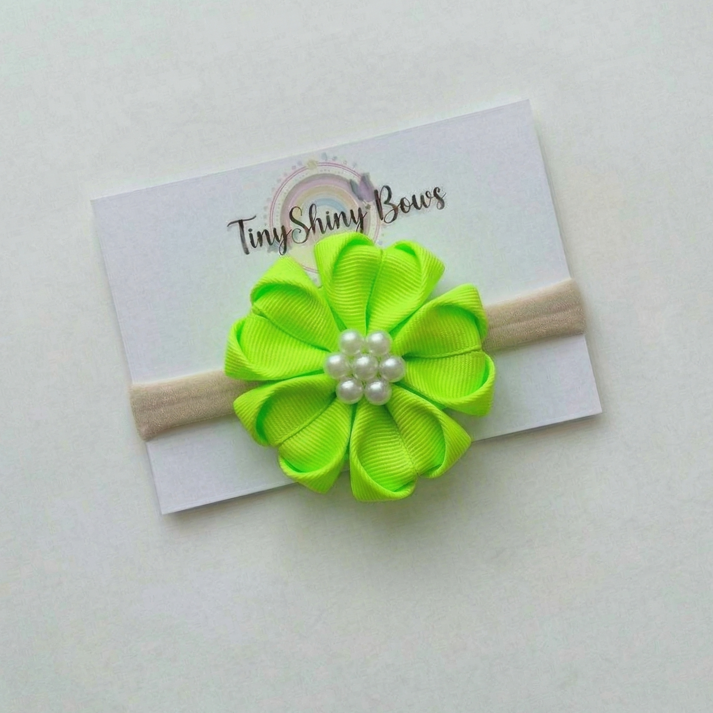 Baby Bow-Style 10-Neon Green
