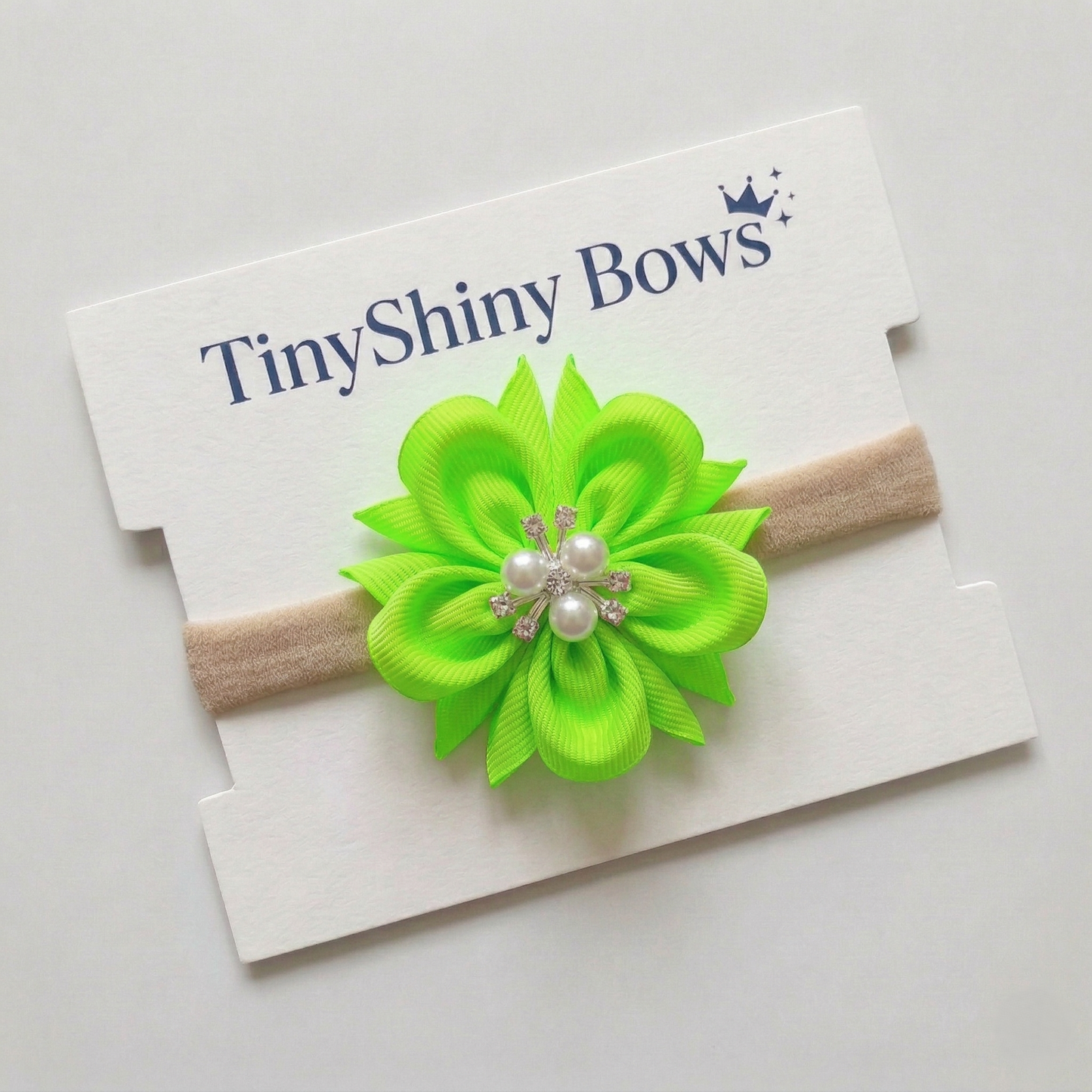 Baby Bow-Style 9-Neon Green
