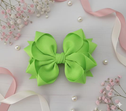 GRB-Boutique Bow-Style 4-Neon Green