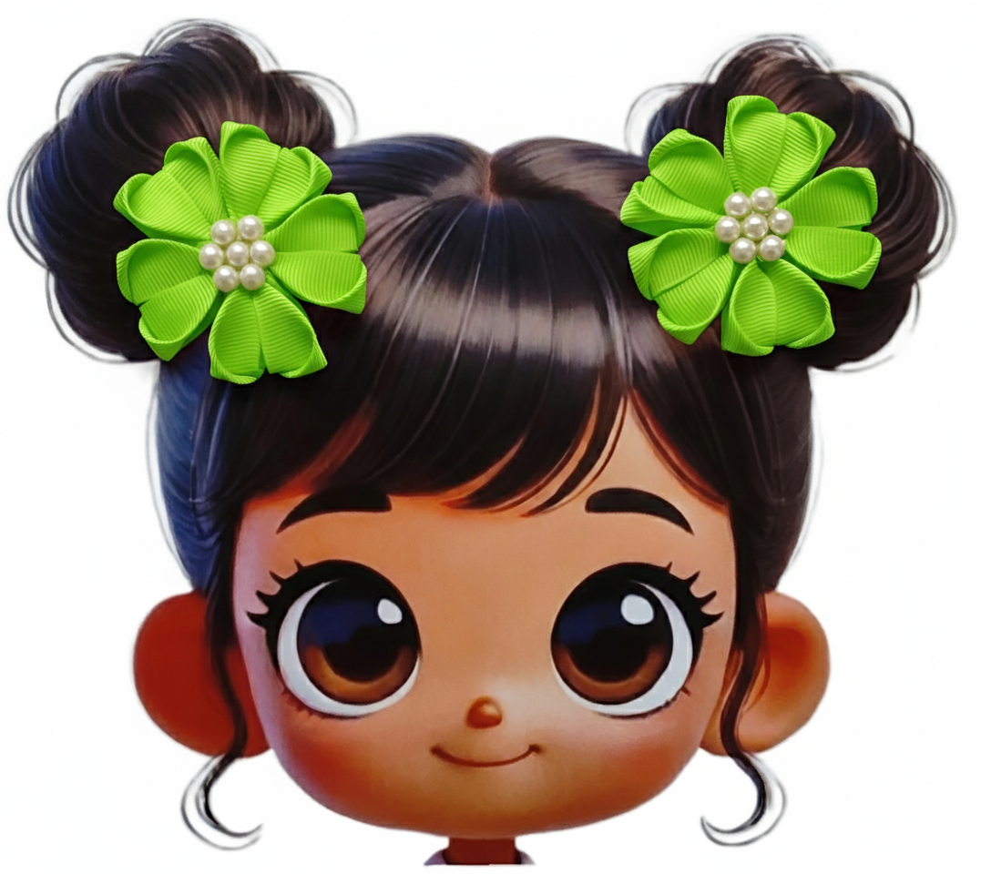 GRB-Twin Clips-Style 3-Neon Green