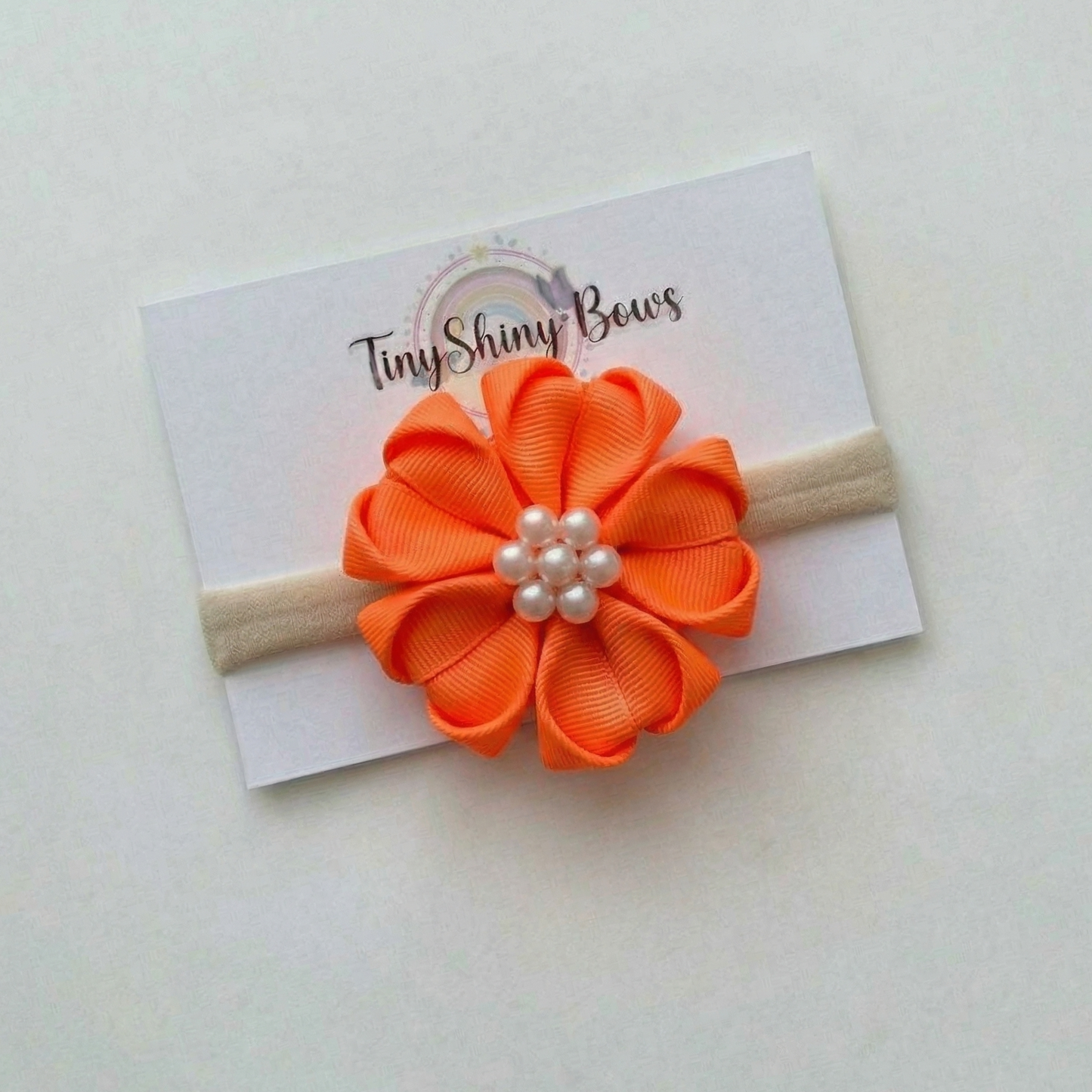Baby Bow-Style 10-Neon Orange