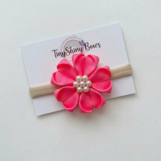 Baby Bow-Style 10-Neon Pink