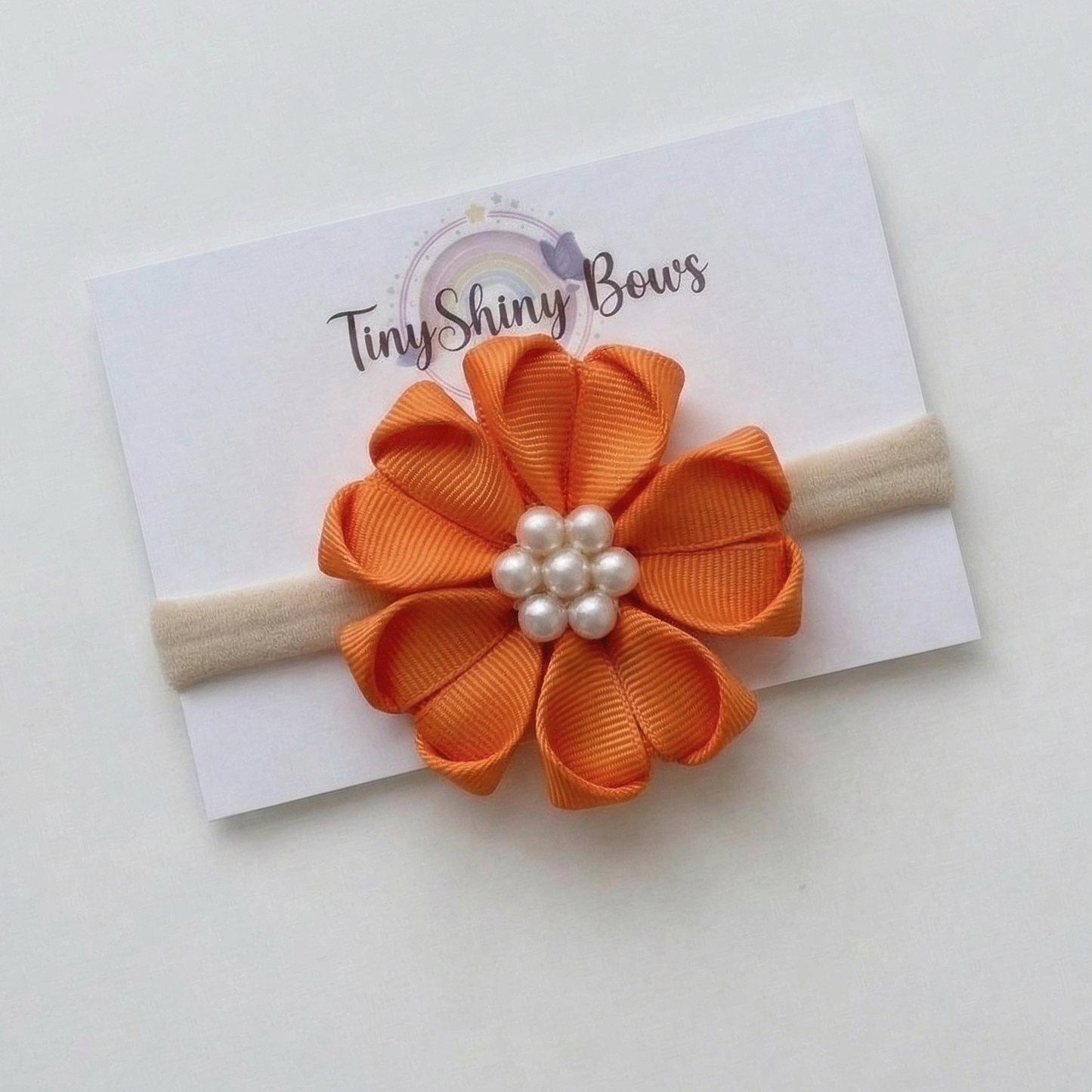 Baby Bow-Style 10-Tangerine